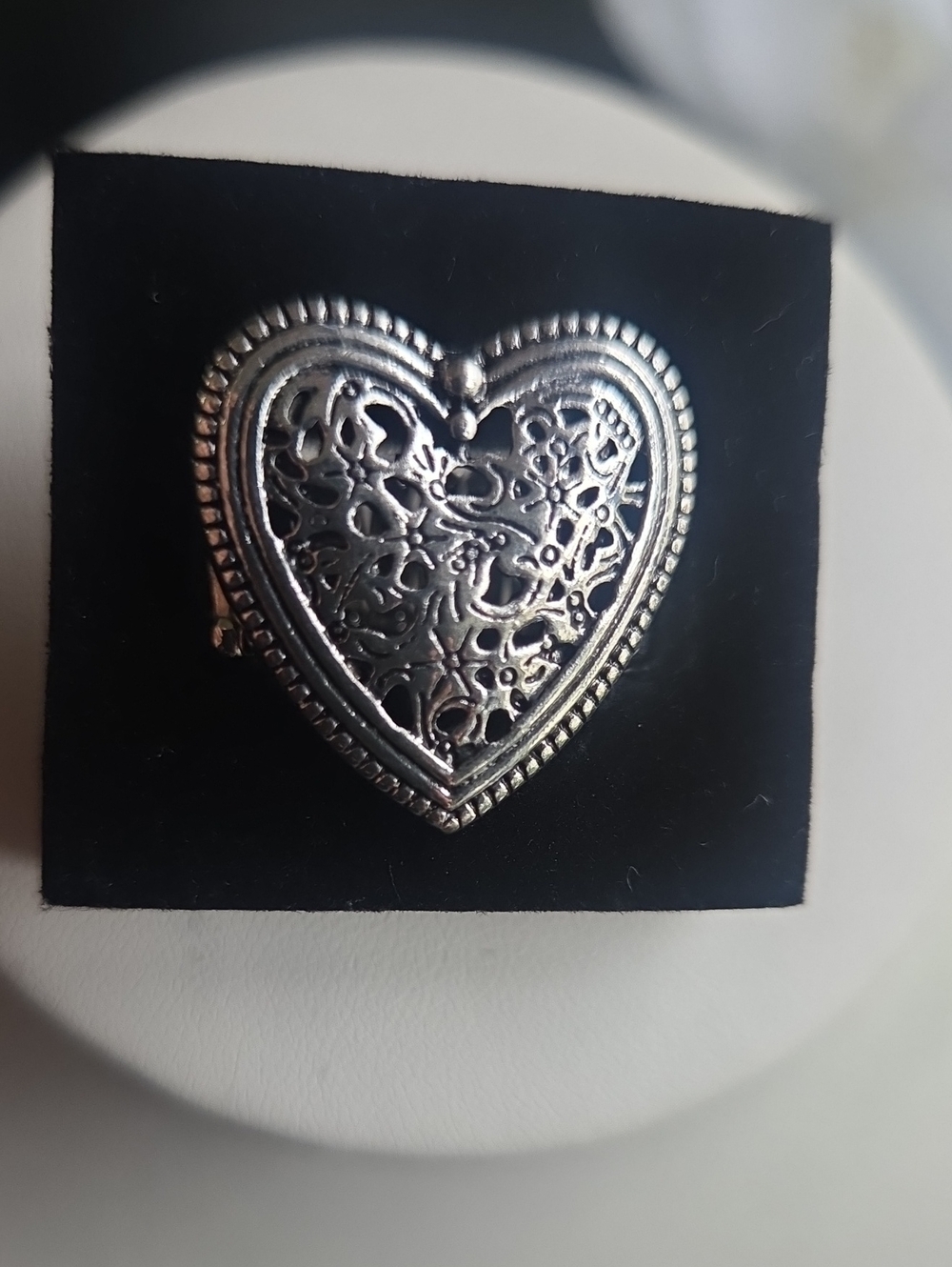 Paparazzi I Adore You Silver Ring NWT